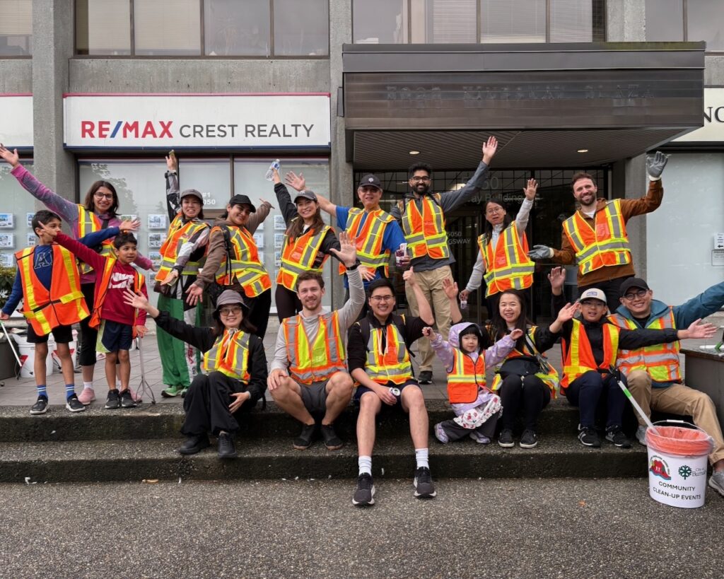 We split into 5 groups, each led by Litter Leaders, to widen our impact!