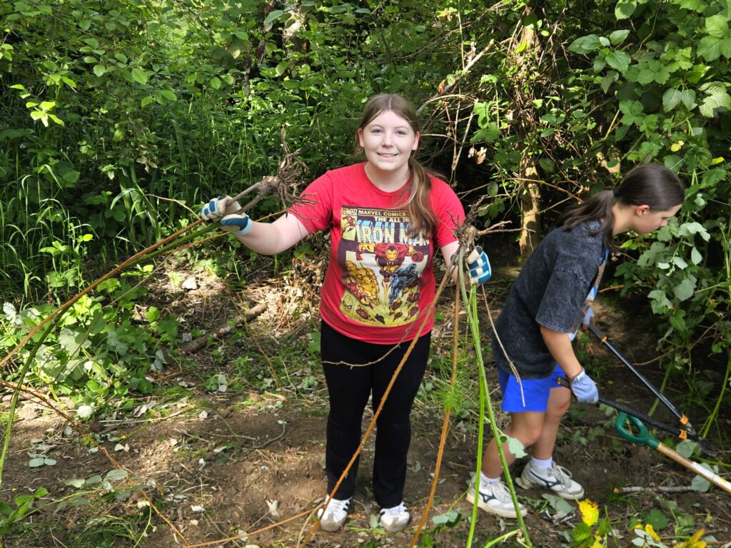 These students were the heros of the day, learning about they power they had to make a difference and the example they can set through outdoor leadership to steward these spaces